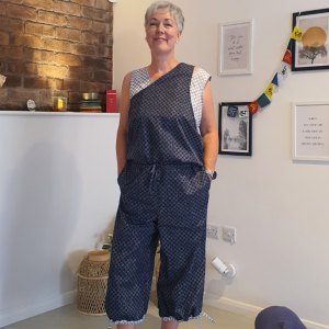 RELAX! double vest jumpsuit
